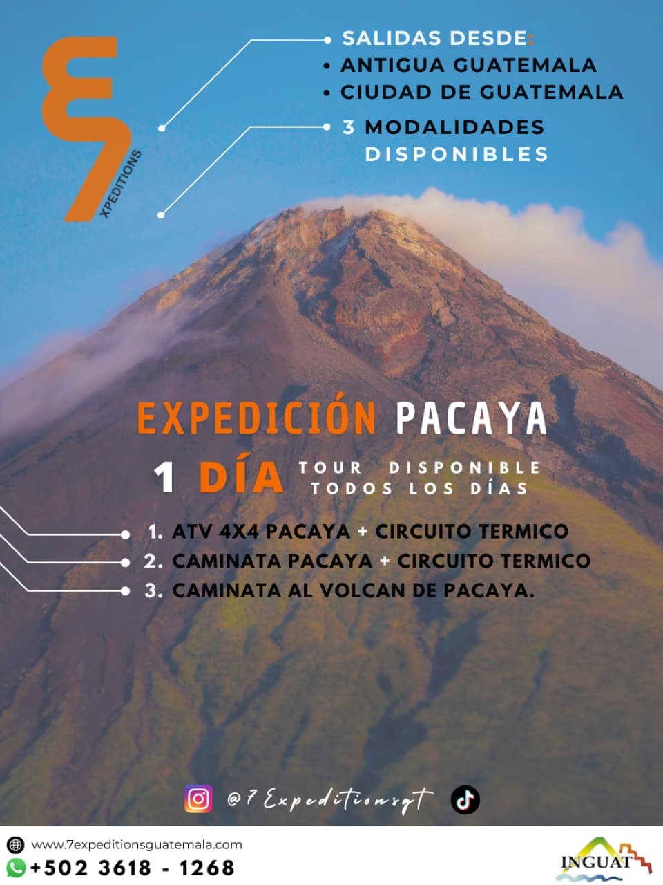 Volcan De Pacaya - Expedición de aventura en Guatemala